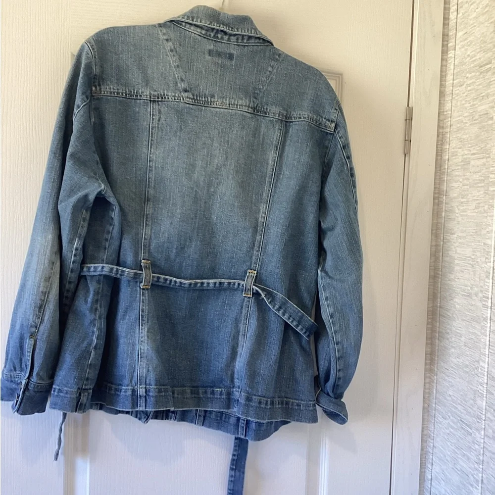 Cato Blue Denim Jacket with Button Front size 18/20W EUC